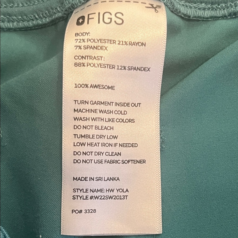 FIGS Women's High Waisted Yola Skinny Scrub Pants - Picture 10 of 10
